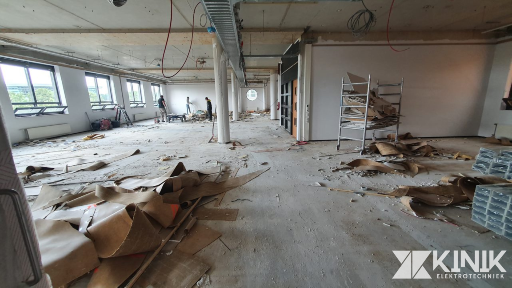 Elektrische installatie in utiliteitsbouw: complete renovatie van een kantoorpand